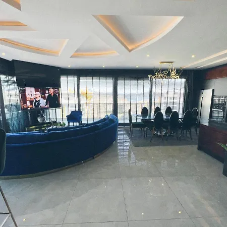 # B87 - Luxus-duplex Apartment, 12 Und 13 Stock Ueber Alanya, Whirlpool Mit Meerblick, Bar, Baeder, Terrassen, Gym, Private Tower Alanya