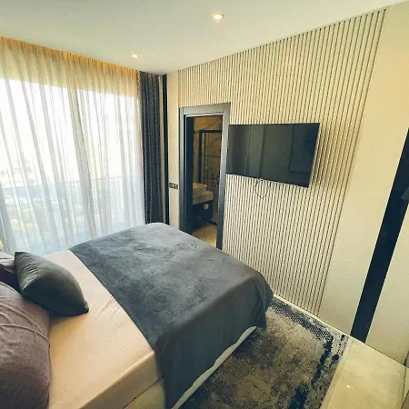 Apartament # B87 - Luxus-duplex Apartment, 12 Und 13 Stock Ueber Alanya, Whirlpool Mit Meerblick, Bar, Baeder, Terrassen, Gym, Private Tower Alanya